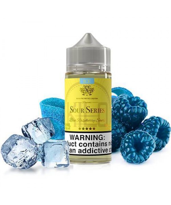 Blue Raspberry Sours Ice by Kilo Sour Series 100ml