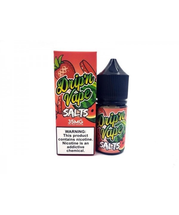 DRIP N VAPE SALTS | Strawberry Melon 30ML eLiquid