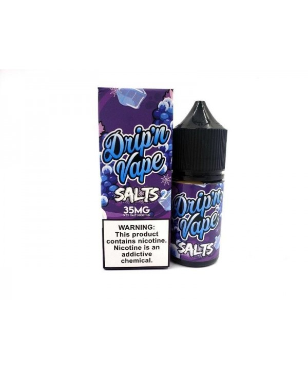 DRIP N VAPE SALTS | Grape It Up on Ice 30ML eLiqui...