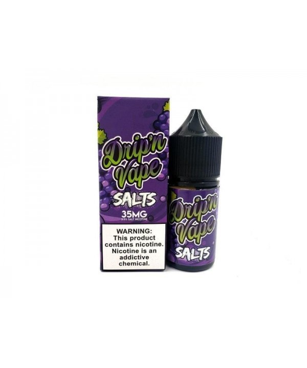 DRIP N VAPE SALTS | Grape It Up 30ML eLiquid