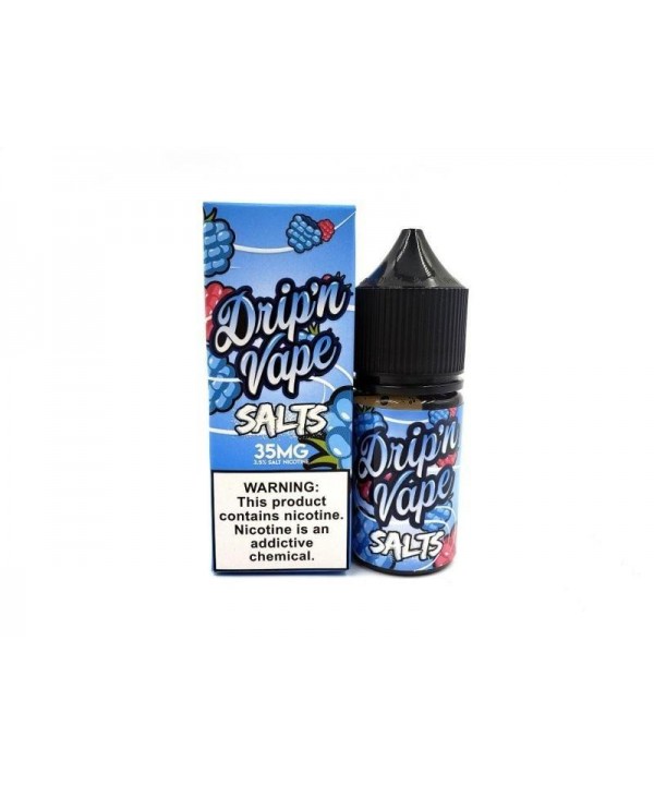 DRIP N VAPE SALTS | Blue Razz Slush 30ML eLiquid