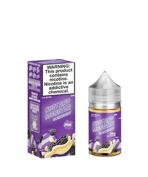 Blackberry By Custard Monster Salts E-Liquid | Fla...