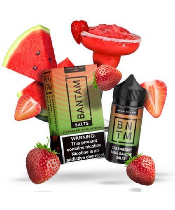 BANTAM SALTS | STRAWBERRY SOUR DAIQUIRI 30ML eLiqu...