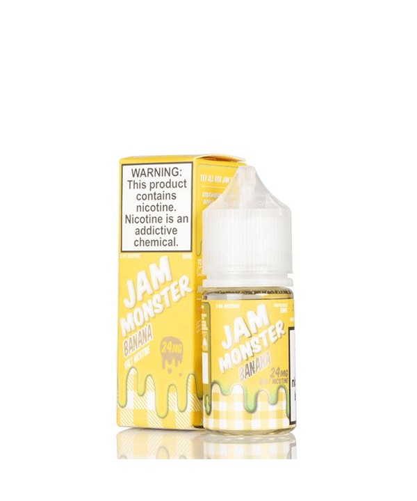 Banana By Jam Monster Salts E-Liquid | Flawless Vape Shop