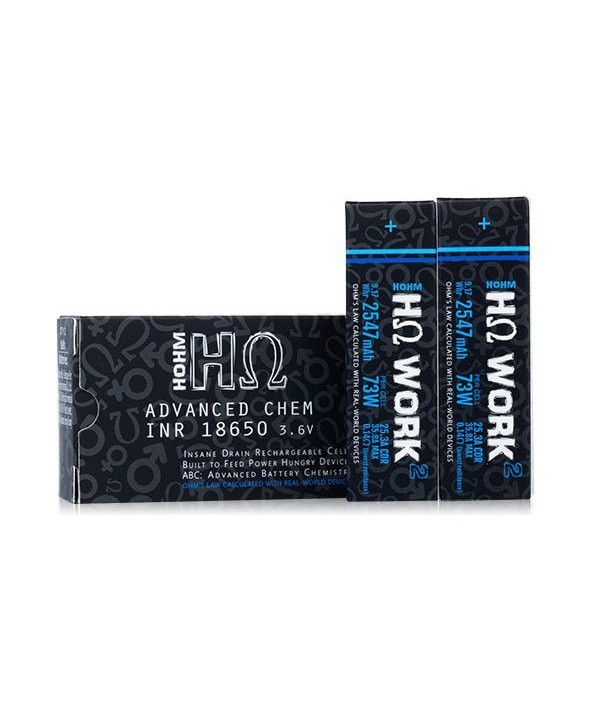 Hohm Tech Hohm Work 18650 Battery | 2547mAh | 25.3...