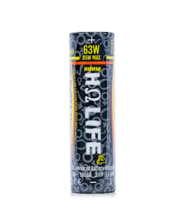 Hohm Tech Hohm Life 18650 Battery | 3015mAh | 22.1A | 2-Pack | Flawless Vape Shop