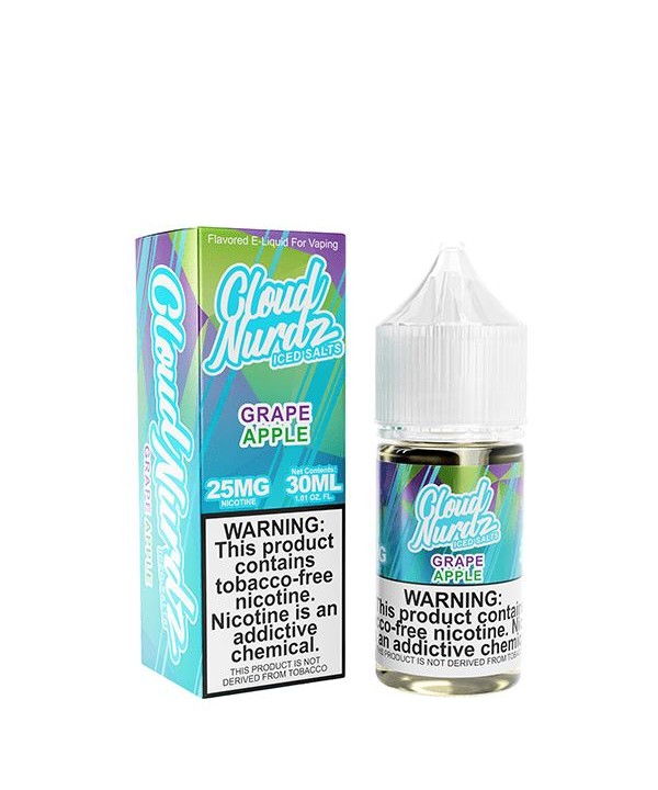 Iced Grape Apple by Cloud Nurdz TFN Salts E-Liquid | Flawless Vape Shop