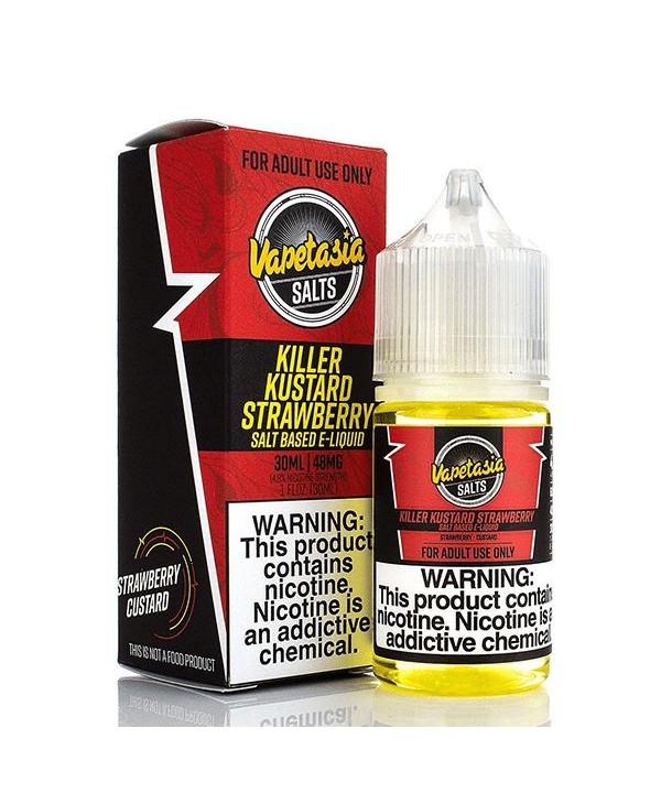 Killer Kustard Strawberry By Vapetasia Salt E-Liqu...