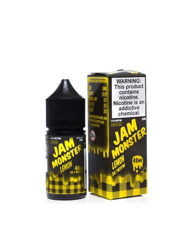 Lemon By Jam Monster Salts E-Liquid | Flawless Vape Shop