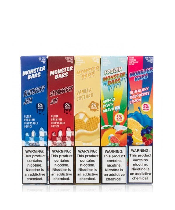 Monster Bars Disposable | 2500 Puffs | 6mL | Flawl...
