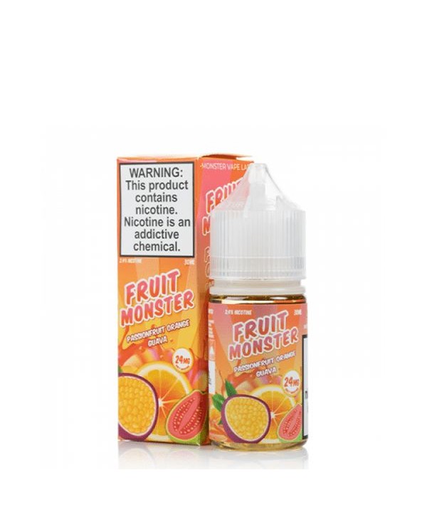 Passionfruit Orange Guava By Fruit Monster Salts E-Liquid | Flawless Vape Shop