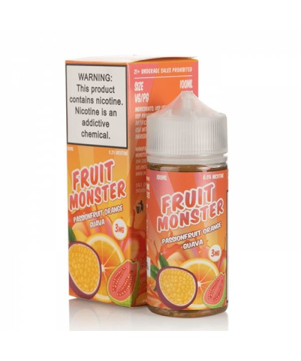 Passionfruit Orange Guava By Fruit Monster E-Liquid | Flawless Vape Shop