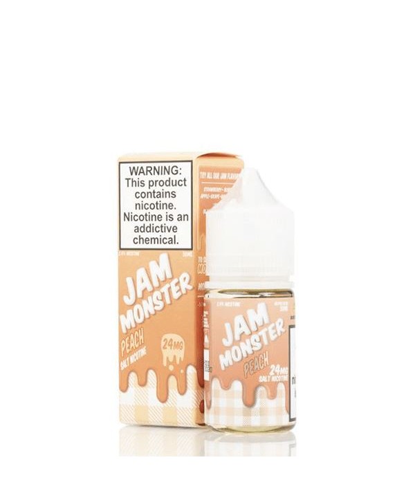 Peach By Jam Monster Salts E-Liquid | Flawless Vape Shop