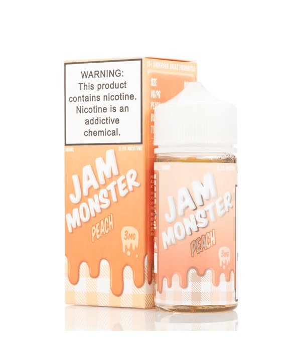 Peach by Jam Monster E-Liquid | Flawless Vape Shop