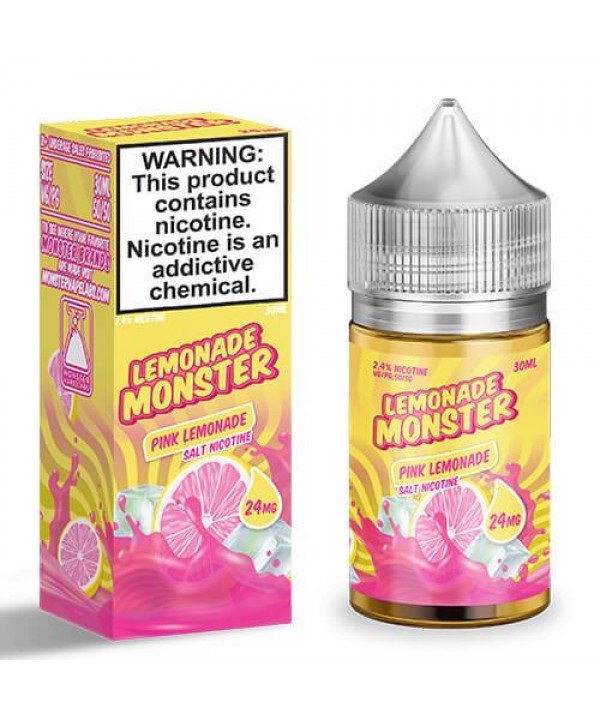Pink Lemonade by Lemonade Monster Salts | Flawless Vape Shop