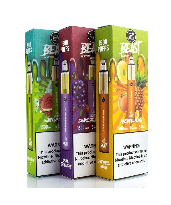 PUFF LABS | Puff Beast Bar Disposable 1500 Puff (Individual)