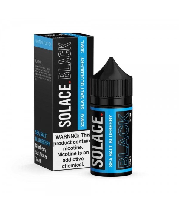 SOLACE BLACK | Sea Salt Blueberry 30ML eLiquid *CLEARANCE*