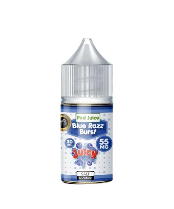 Blue Razz Burst Salt by POD JUICE E-Liquid 30ml