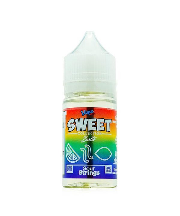 Sour Strings by Vape 100 Sweet Salt E-Liquid 30ml