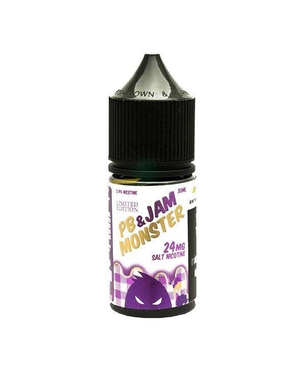 PB & Jam Grape by Jam Monster Salt Nicotine 30ml
