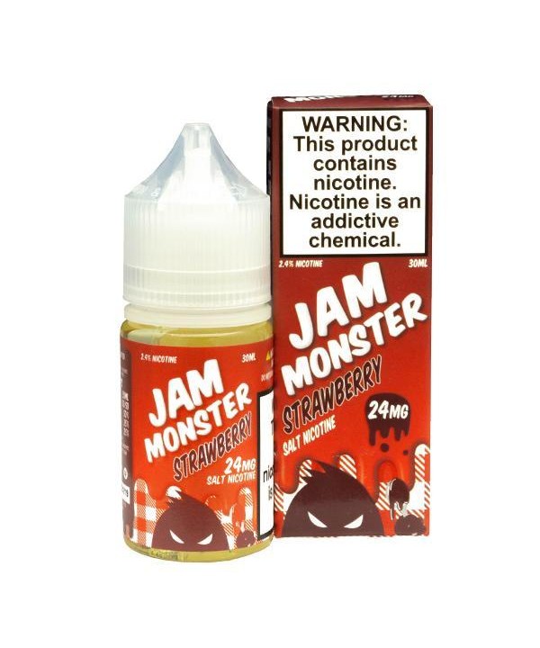 Strawberry by Jam Monster Salt Nicotine 30ml