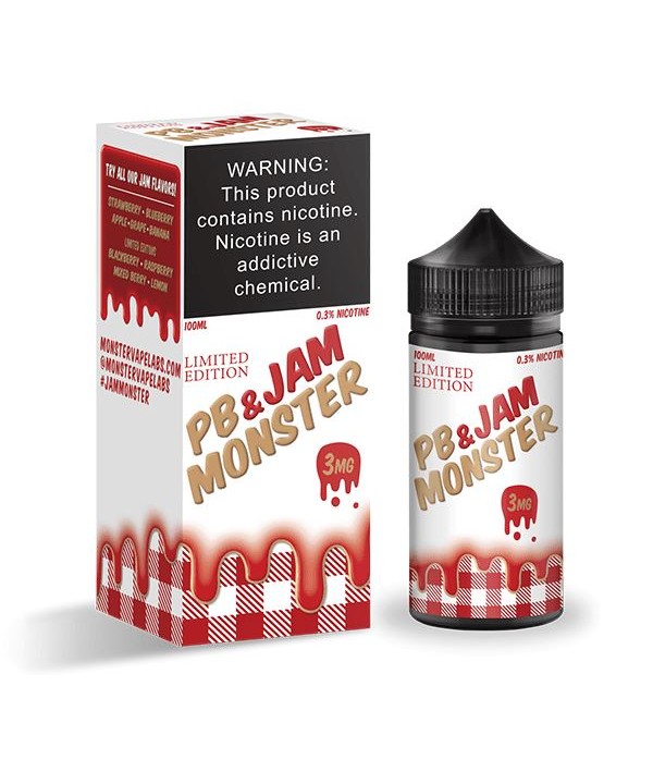 Strawberry PB&J by Jam Monster E-Liquid | Flawless Vape Shop