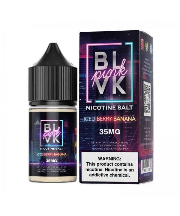 Strawberry Banana Ice (Iced Berry Banana) by BLVK Pink Salt Series 30ml