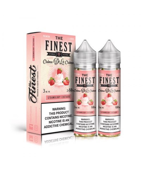 Strawberry Custard by Finest Creme De La Creme 120ML