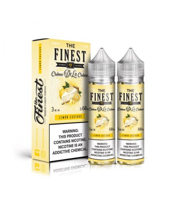 Lemon Custard by Finest Creme De La Creme 120ml