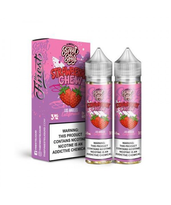 Strawberry Chew by Finest Sweet & Sour 120ML