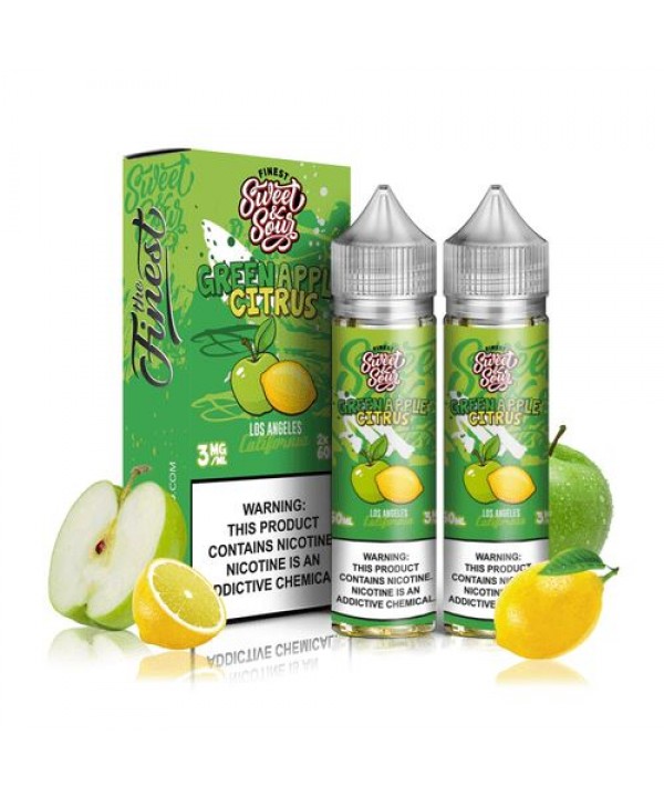 Green Apple Citrus by Finest Sweet & Sour 120m...