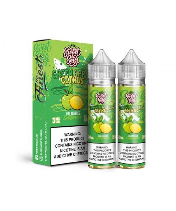 Green Apple Citrus by Finest Sweet & Sour 120ml