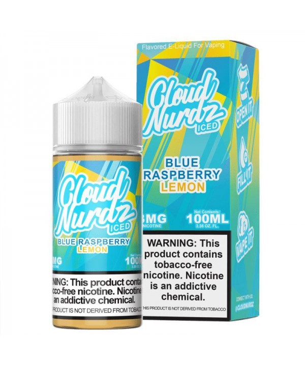 Blue Raspberry Lemon Iced by Cloud Nurdz TFN 100ml