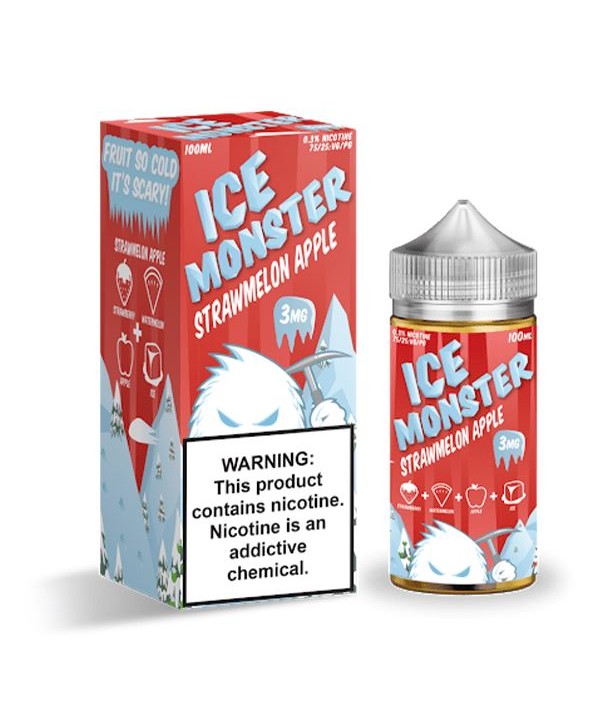 Strawmelon Apple Ice by Jam Monster E-Liquid | Flawless Vape Shop