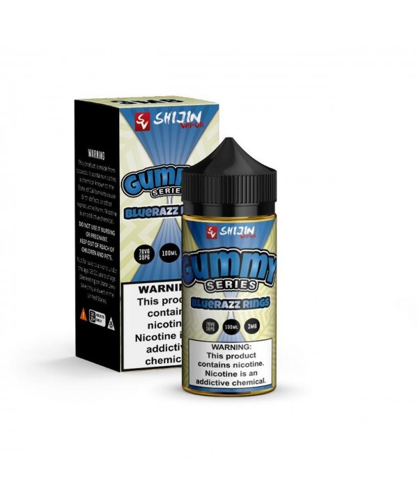 Bluerazz Rings by Shijin Vapor Gummy Series E-Liqu...