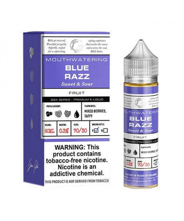 Blue Razz by Glas BSX Series 60ml