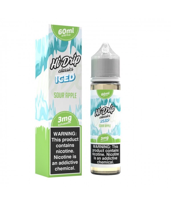 Sour Apple Iced by Hi-Drip Classics E-Liquid 60ML