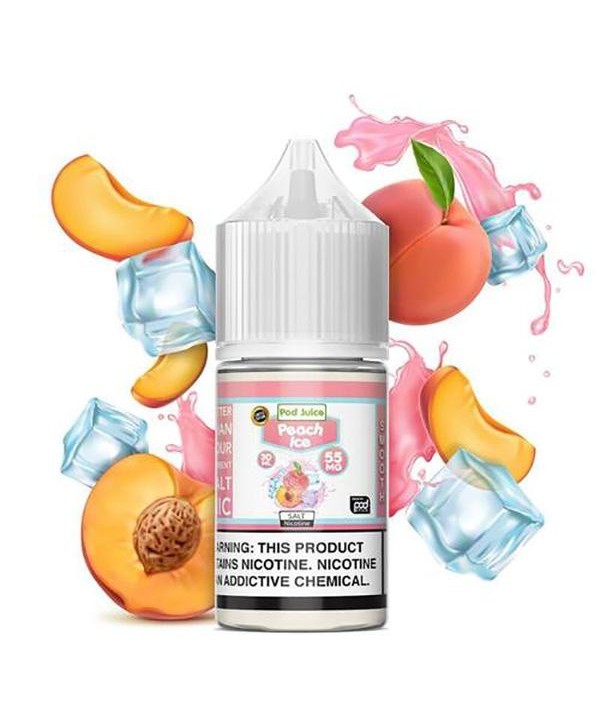 Peach Ice by Pod Juice Salt 30ml