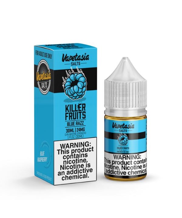 Killer Fruits Blue Razz by Vapetasia Synthetic Sal...