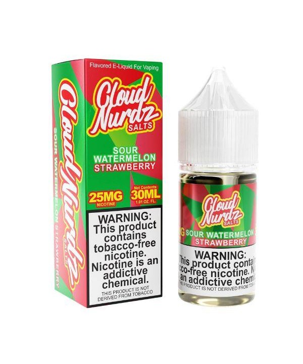 Sour Watermelon Strawberry by Cloud Nurdz TFN Salt...