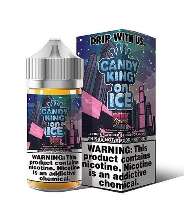 Pink Squares by Candy King On ICE 100ml