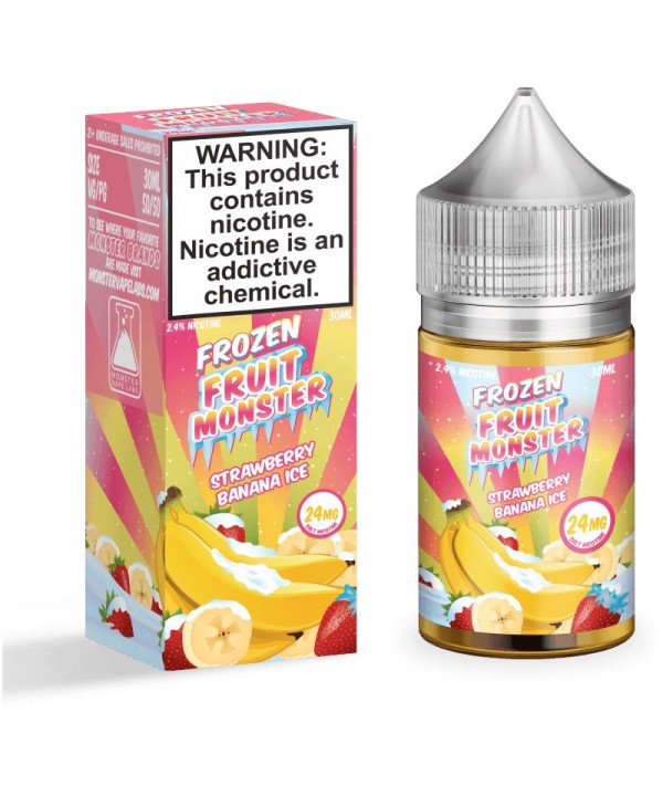Strawberry Banana Ice by Jam Monster Salts 30ml