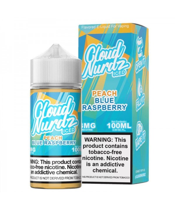 Peach Blue Raspberry Iced by Cloud Nurdz TFN 100ml