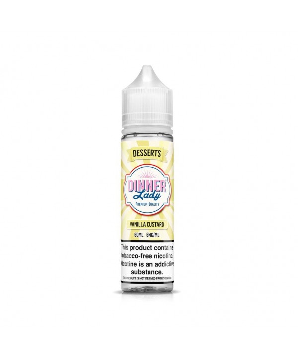 Vanilla Custard by Dinner Lady Tobacco-Free Nicotine 60ml