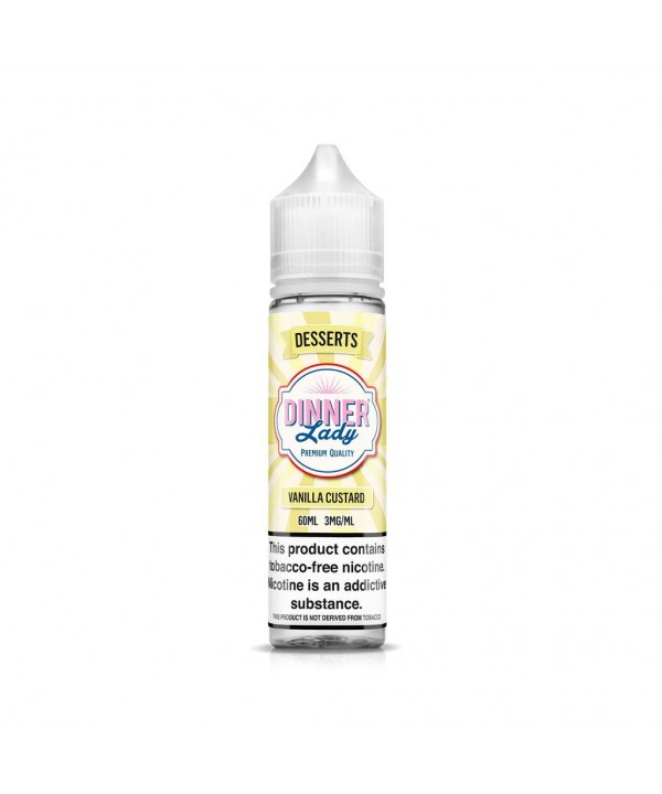 Vanilla Custard by Dinner Lady Tobacco-Free Nicotine 60ml