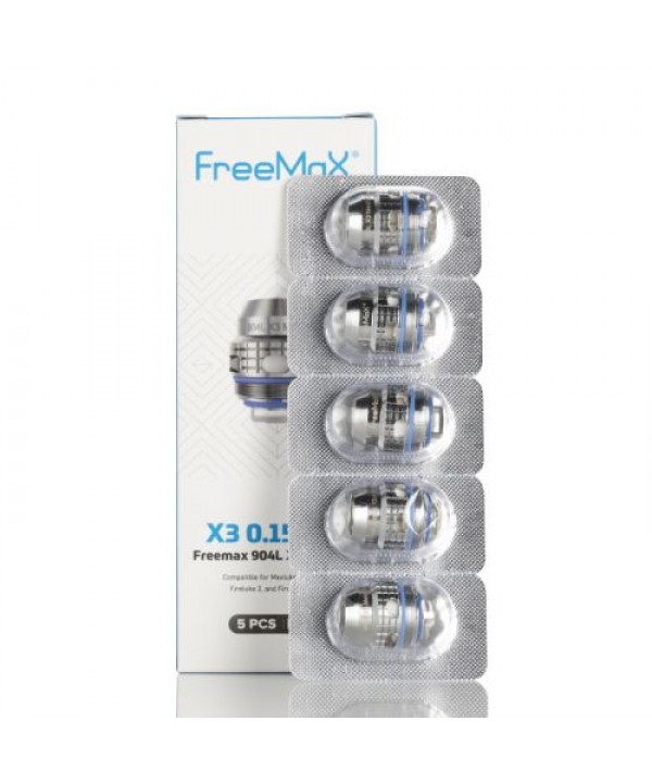 FreeMaX Maxluke 904L X Replacement Coils (5-Pack)