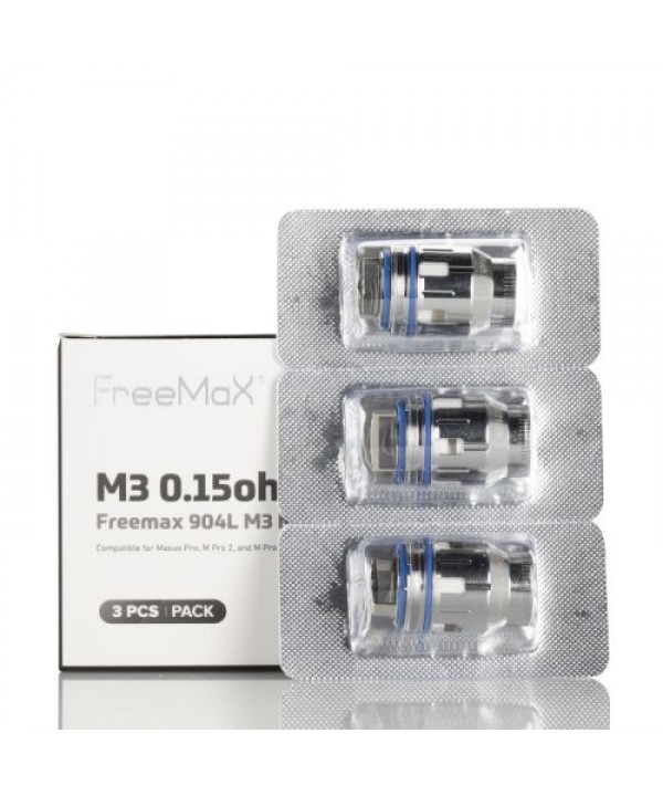 FreeMaX Maxus Pro 904L M Replacement Coils (3-Pack)