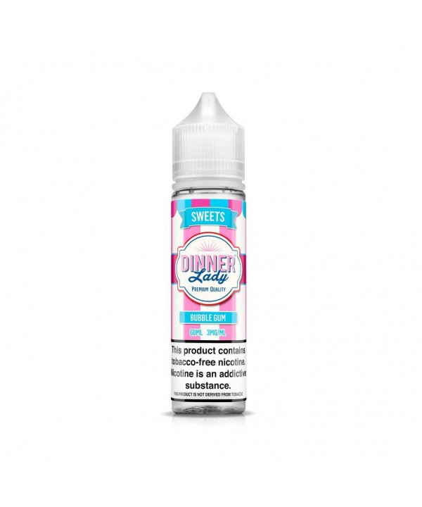 Bubblegum By Dinner Lady Tobacco-Free Nicotine 60ml