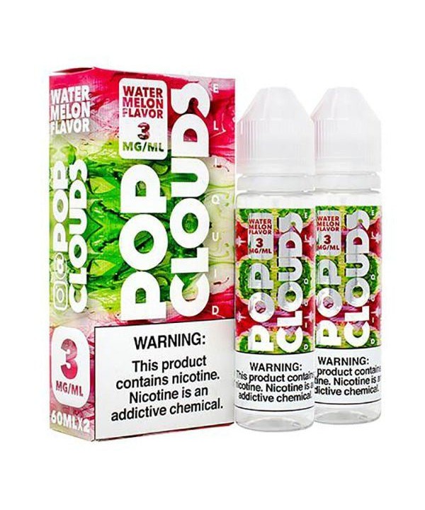 Watermelon (x2 60mL) by Pop Clouds TFN E-Liquid