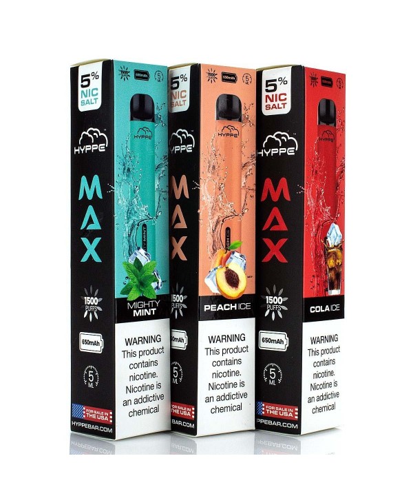 HYPPE MAX Disposable Device - 1500 Puffs